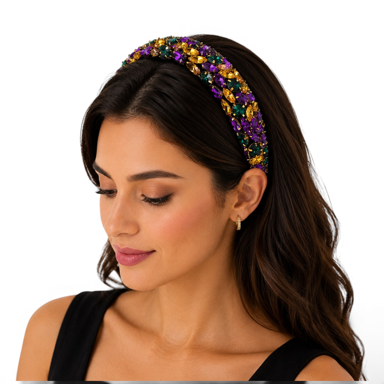 Purple Stone Headband