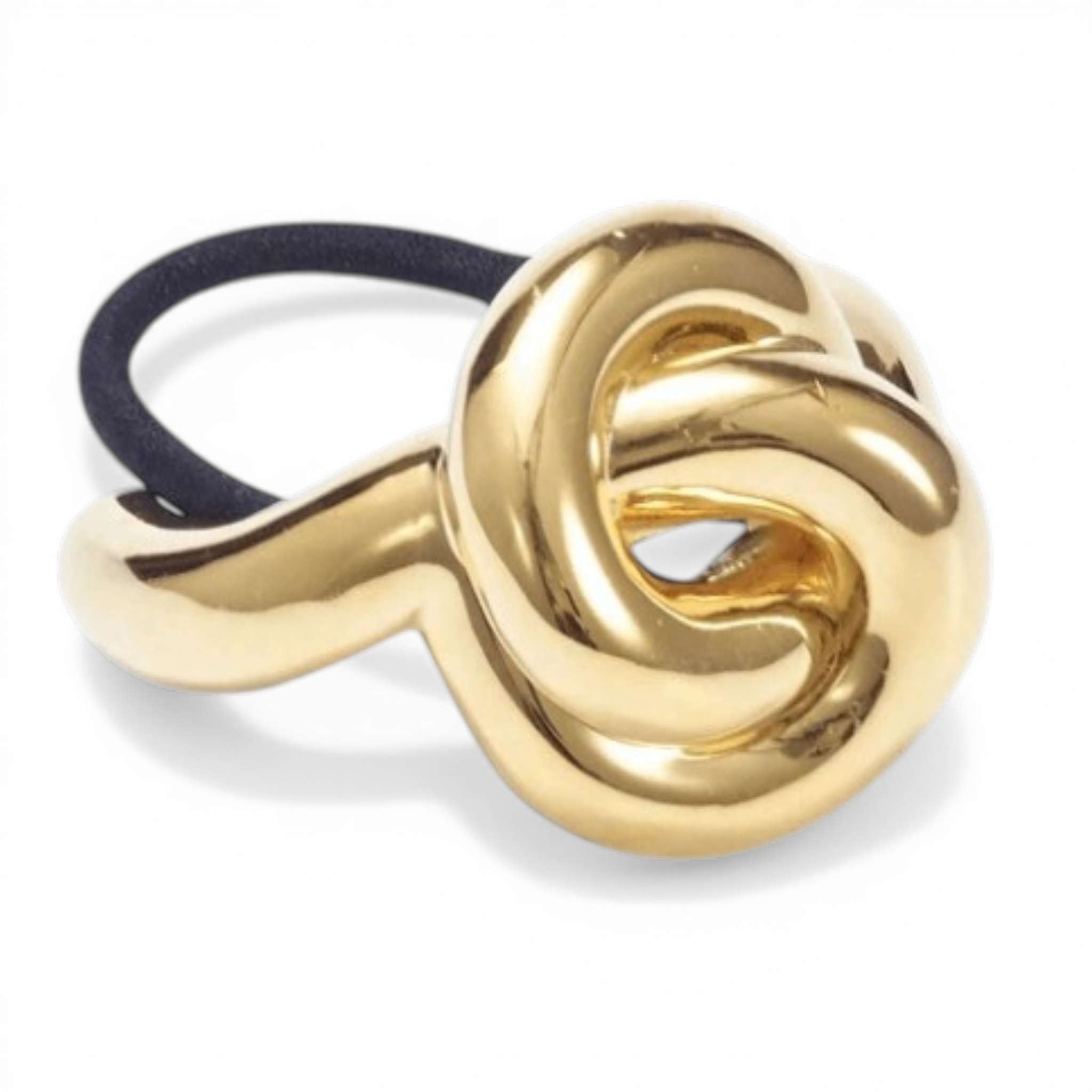 1pc Gold Twist Hair Tie