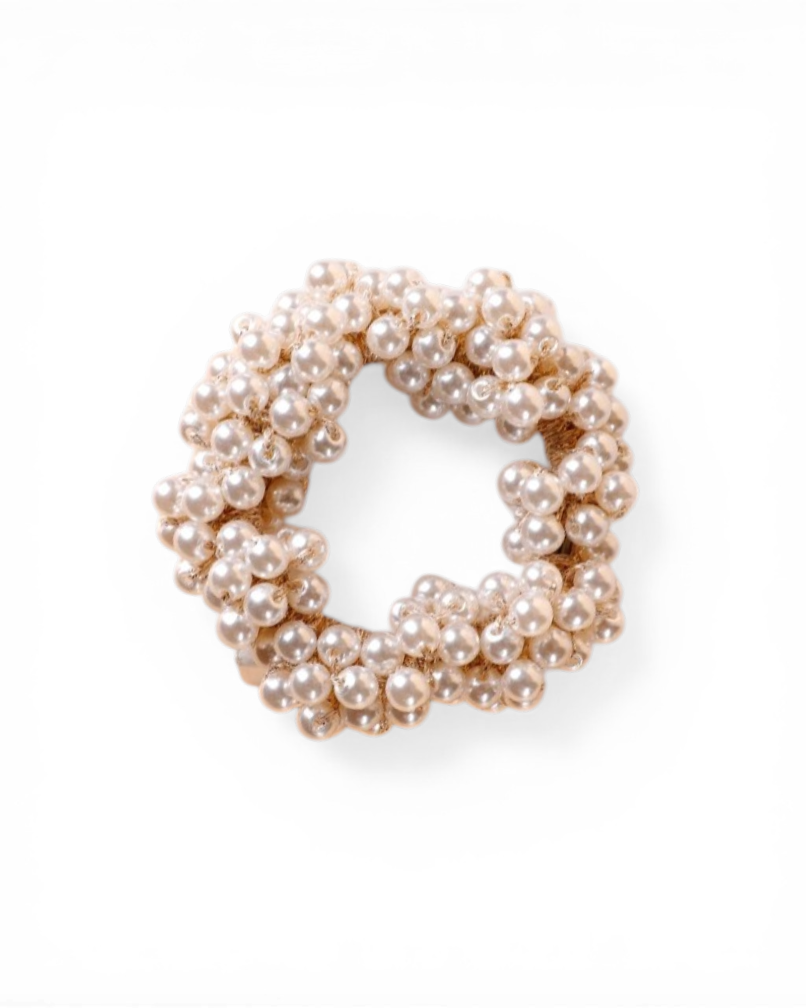 1pc Faux Pearl Decor Hair Tie