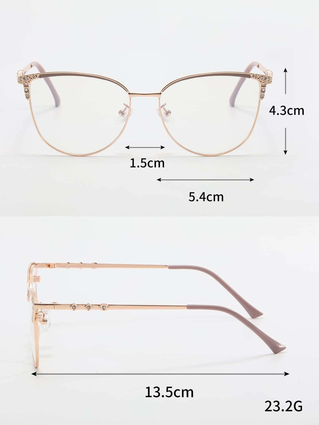 Stay stylish and protect your eyes with Cat Eye Anti-Blue Light Eyeglasses. These eyeglasses effectively reduce blue light exposure by up to 95%, helping to reduce digital eye strain, headaches, and sleep disturbances. Enjoy crystal clarity and reliable protection without compromising on style.