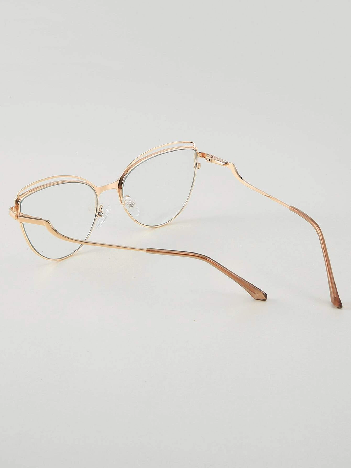 Our Anti-blue Light Cat Eye Metal Frame Eyeglasses utilizes advanced protection technology to filter out the blue light emitted by digital devices, providing you with all-day eye comfort and protection. Built with sleek metal frames and a stylish cat eye design, these glasses add a touch of sophistication to any look.