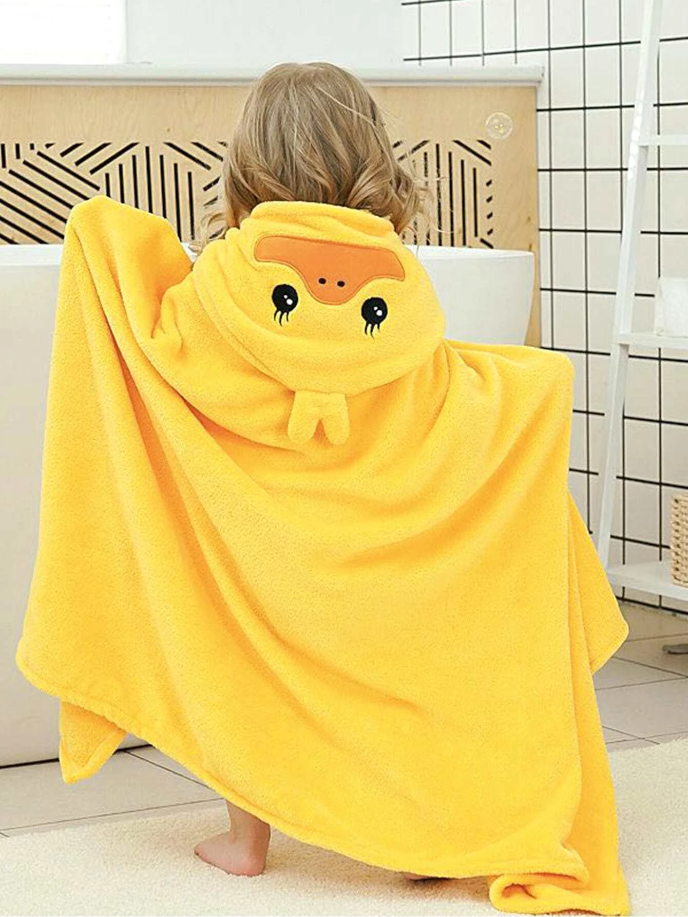 Cartoon Graphic Bath Towel