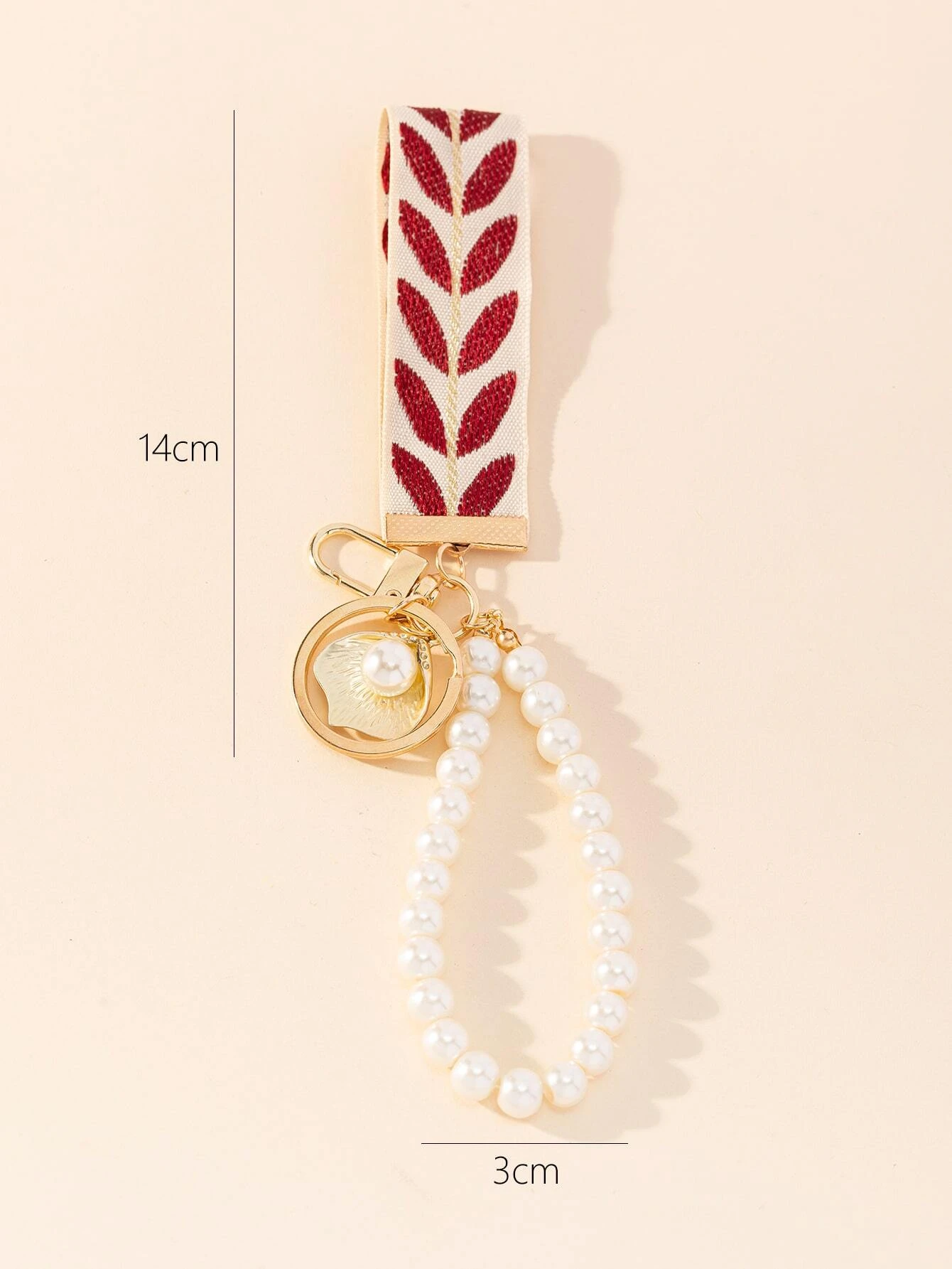 Pearl Wristlet Keychain