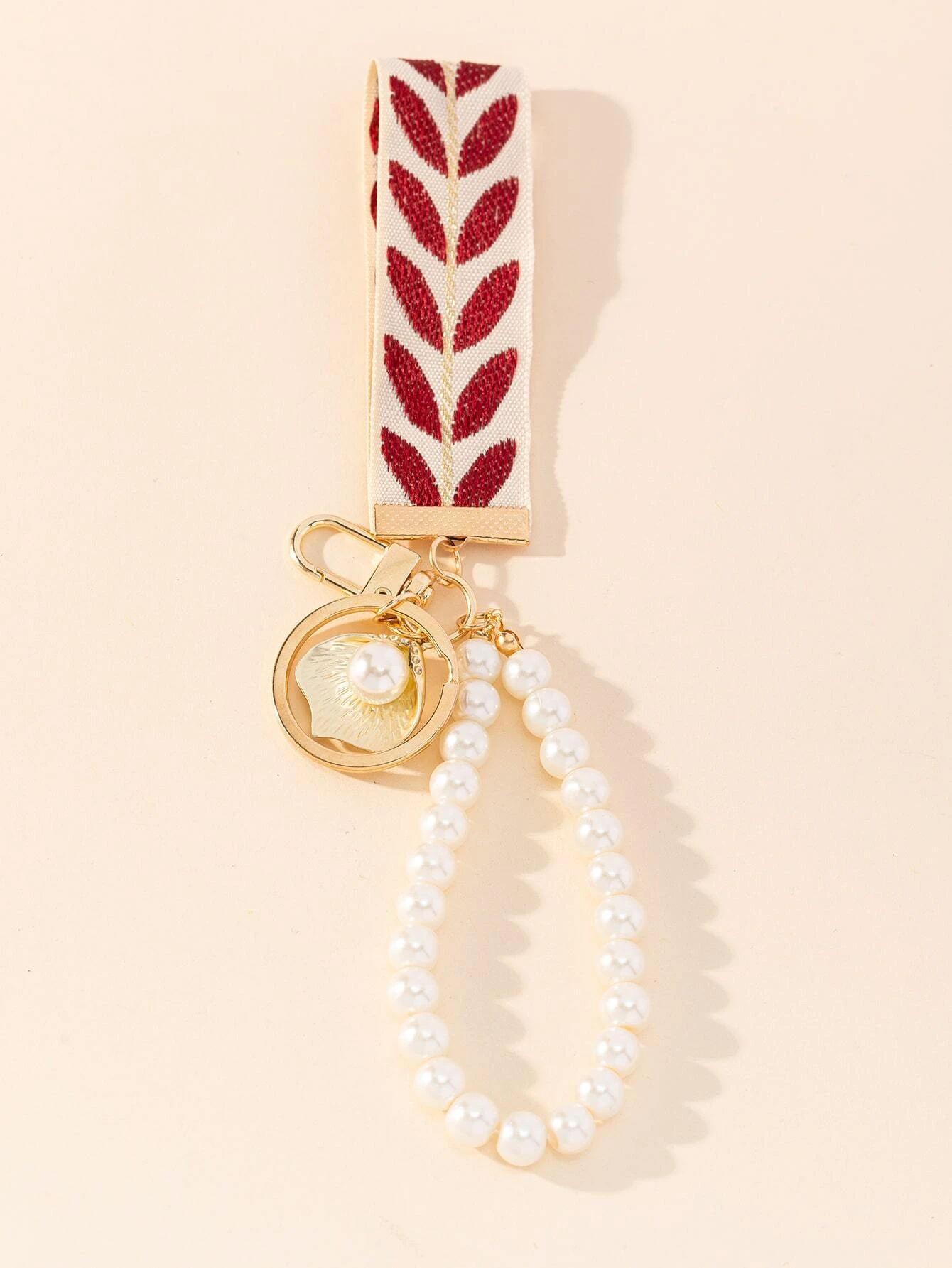 Pearl Wristlet Keychain