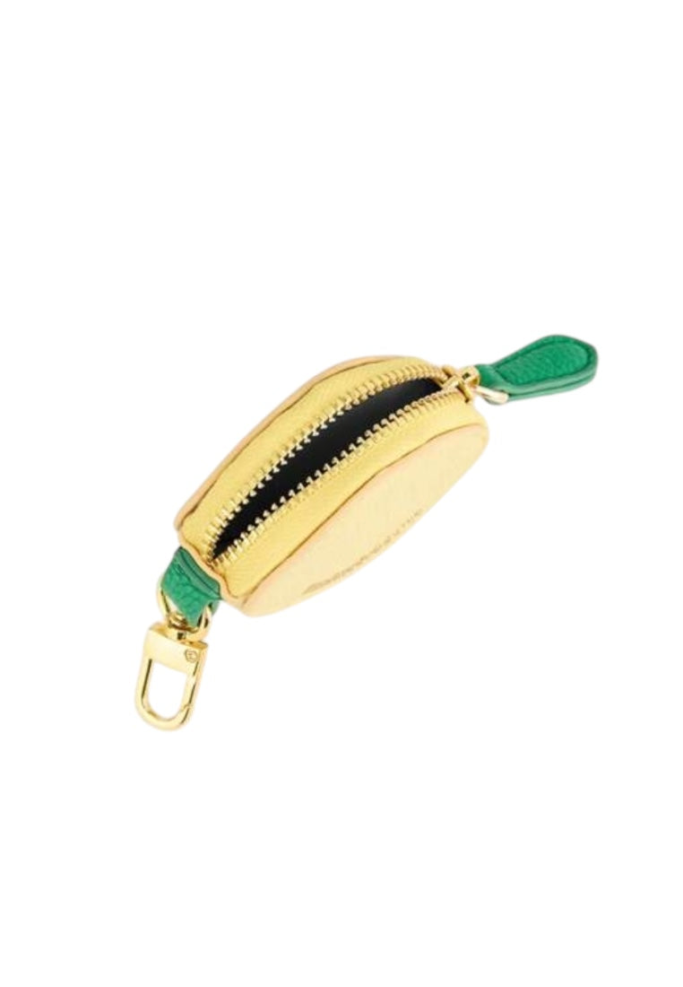 Yellow Lemon Fruit Charm Coin Purse