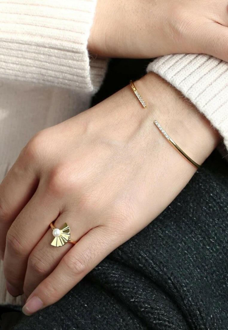 Cubic Zirconia Minimalist Bracelet