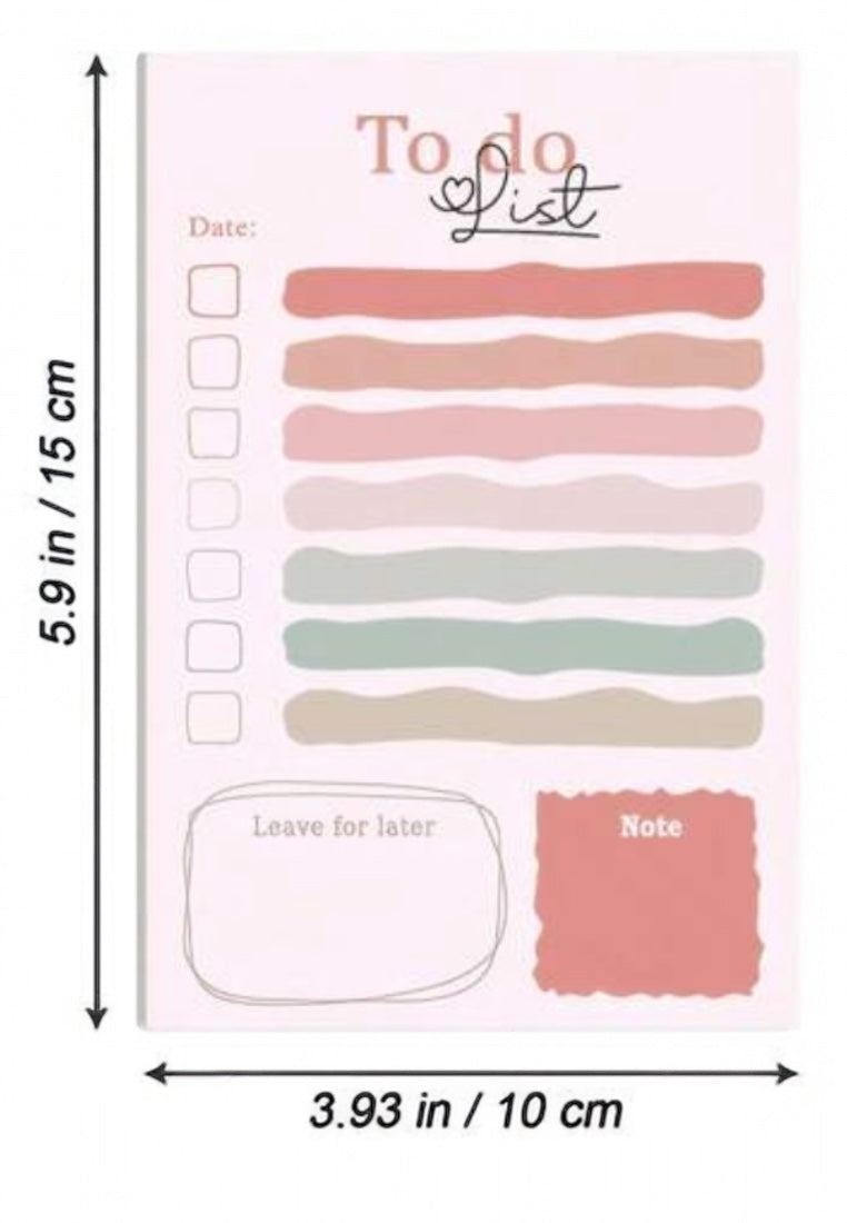 Cute To Do List Sticky Notes