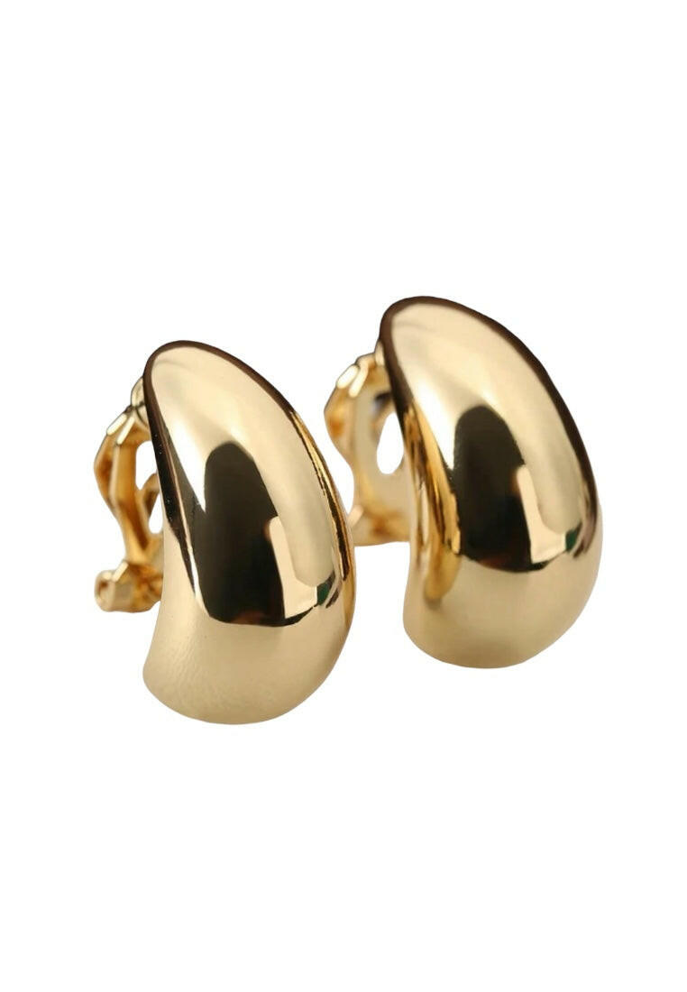 Gold-Plated Clip-On Earring