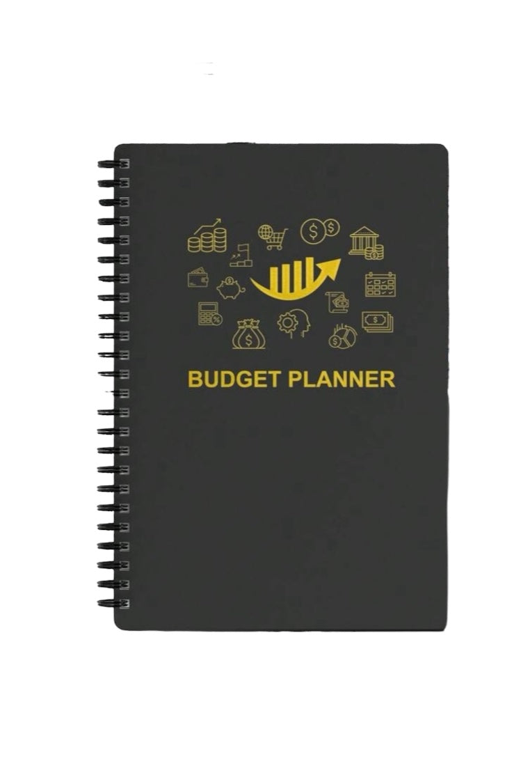 Simple Multi-purpose Budget Checklist Spiral Planner