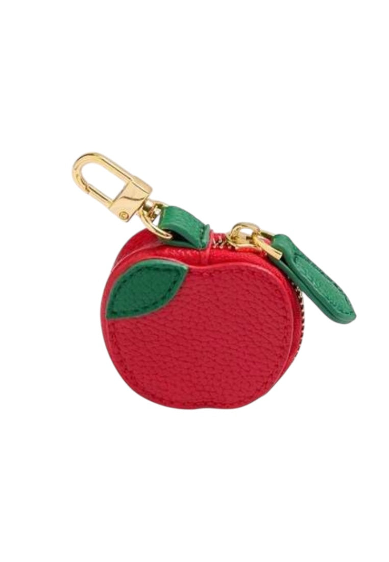Apple Shape Fruit Charm Coin Purse Keychain