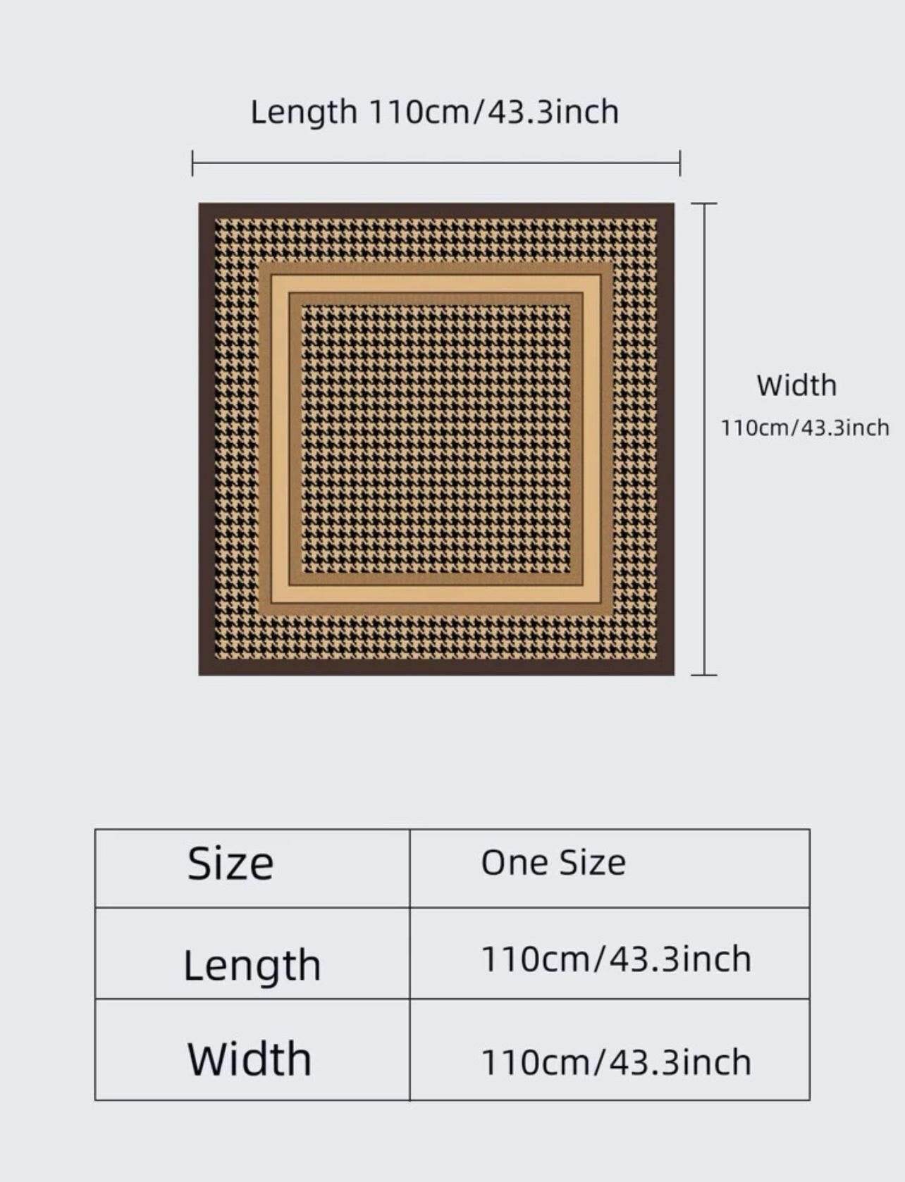 Houndstooth Print Bandana