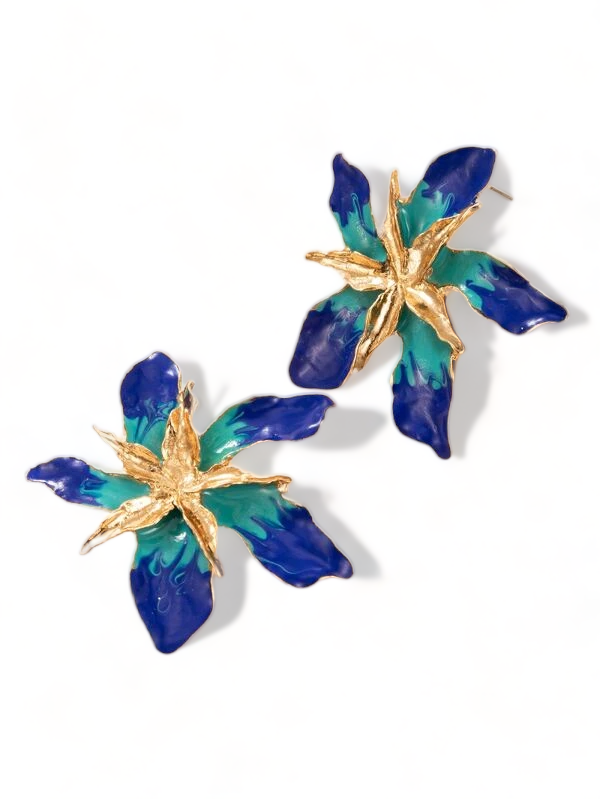 Flower Design Earrings