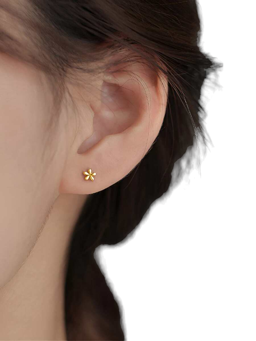 1pair mini flower Stud Earring