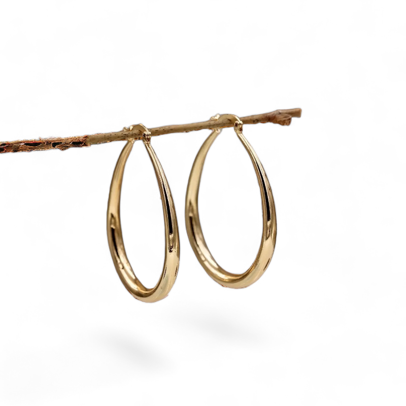 S925 Silver Hollow Out Teardrop Earrings