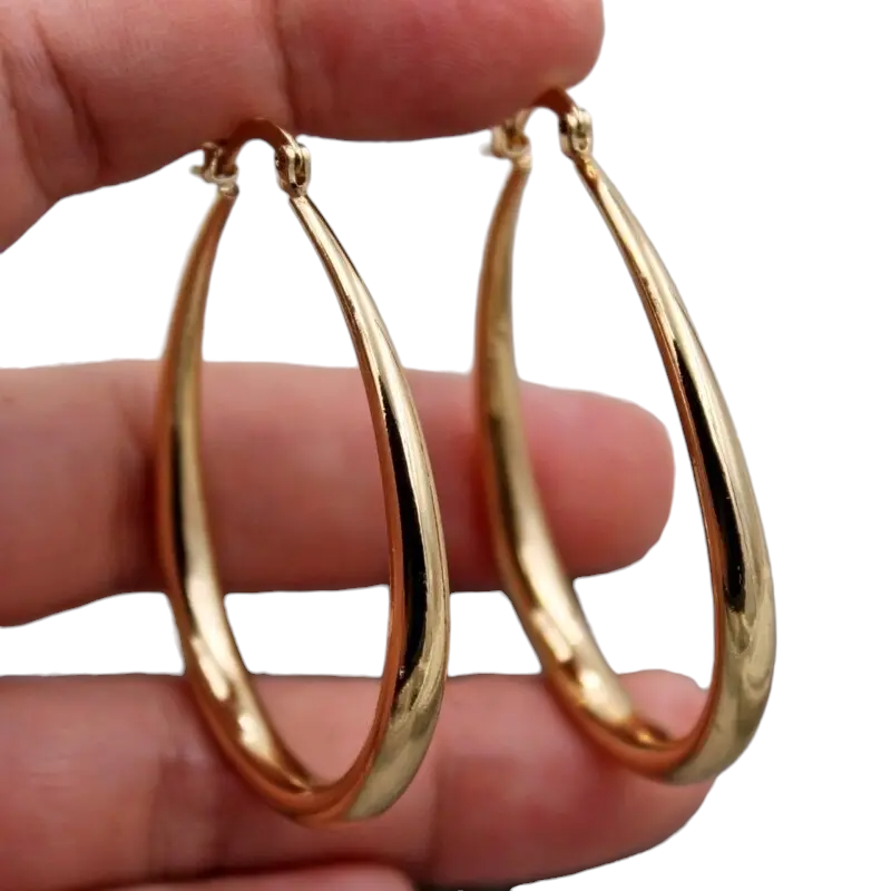 S925 Silver Hollow Out Teardrop Earrings