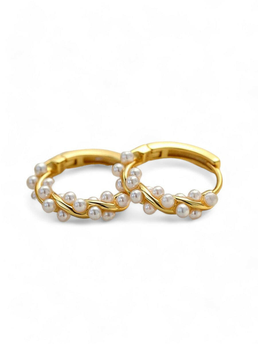 925 Sterling Silver Circle Hoop Earrings