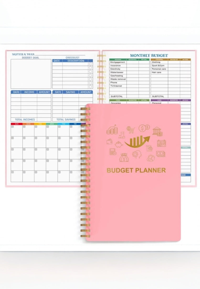 Budget Planner - Monthly Finance Organizer with Expense Tracker Notebook