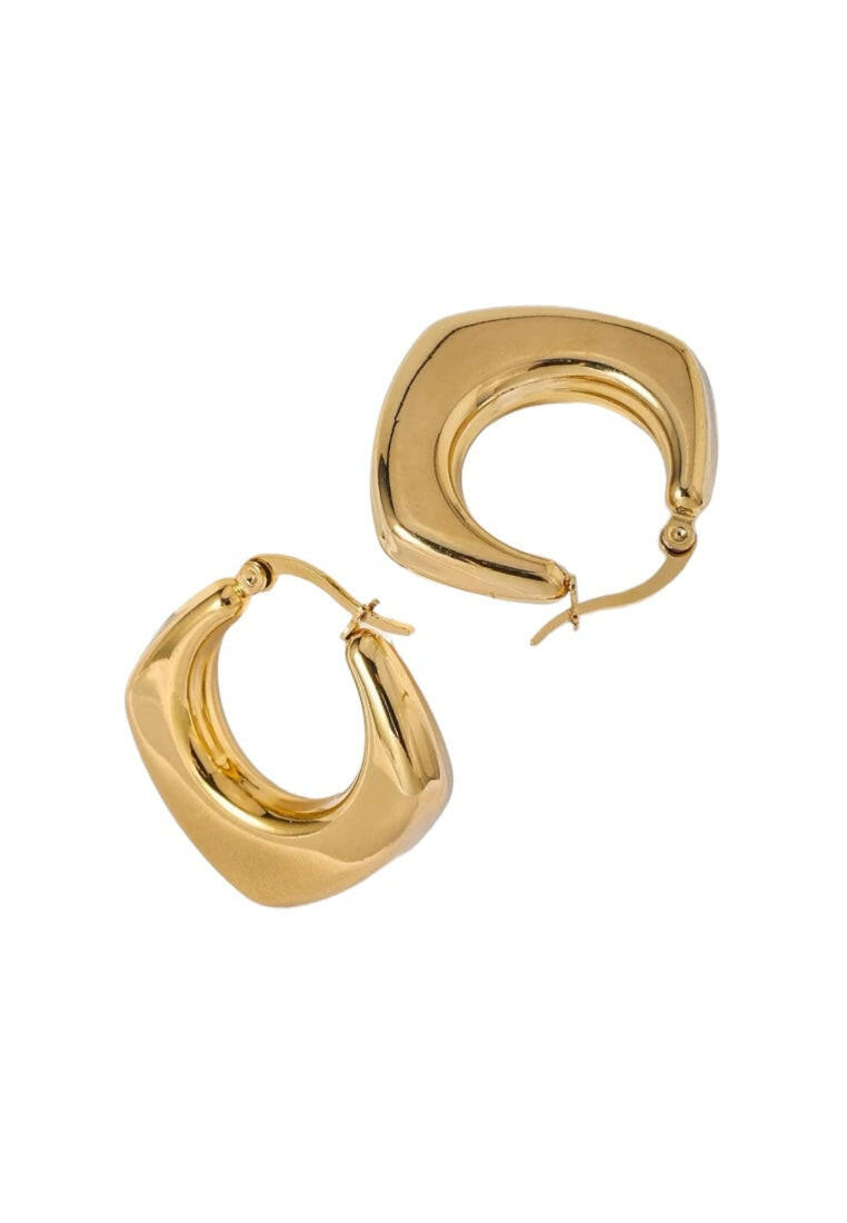 Stainless Steel Minimalist Hoop Earrings