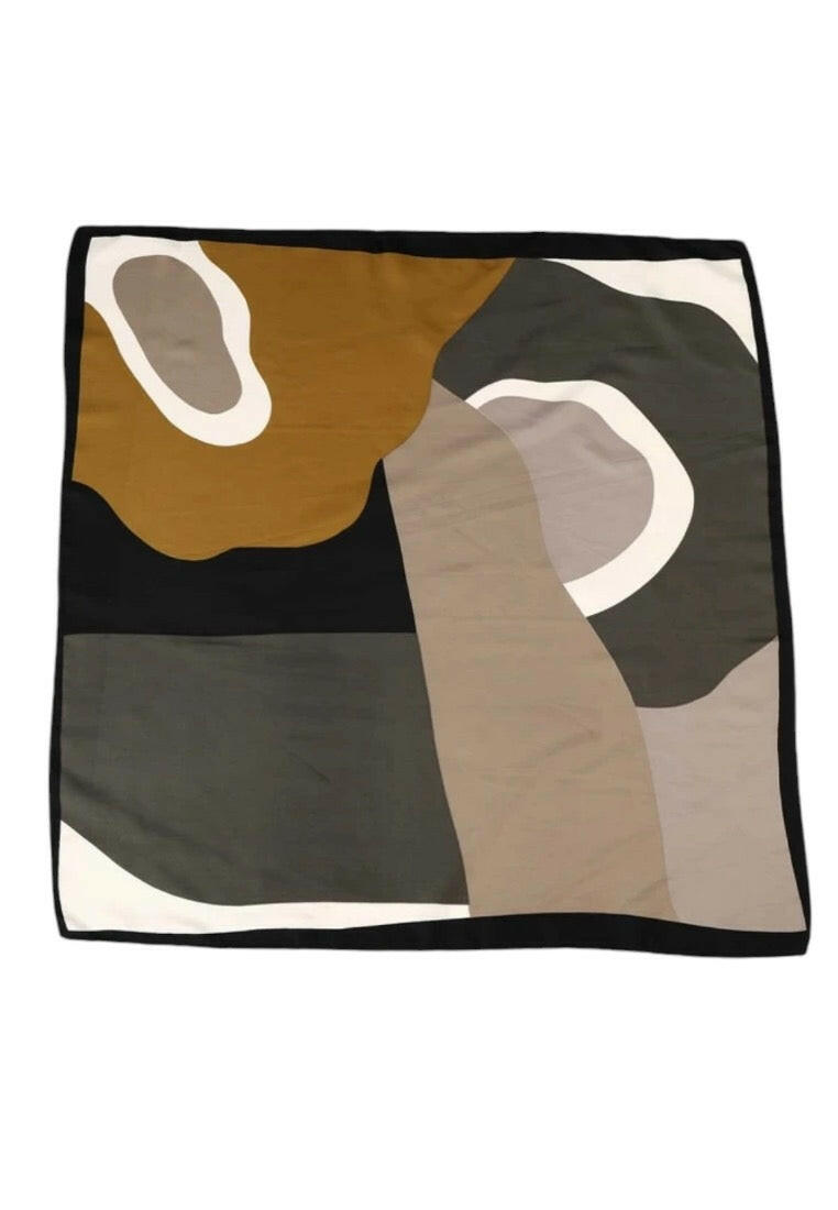 Color Block Print Scarf