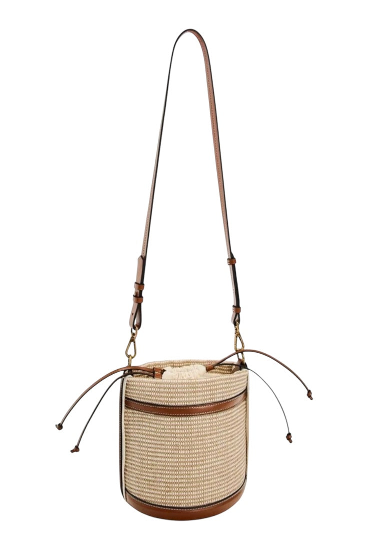 Weave Straw Bucket Bag