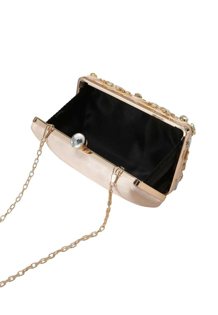 Exquisite Mini Rhinestone Decor Evening Clutch Bag