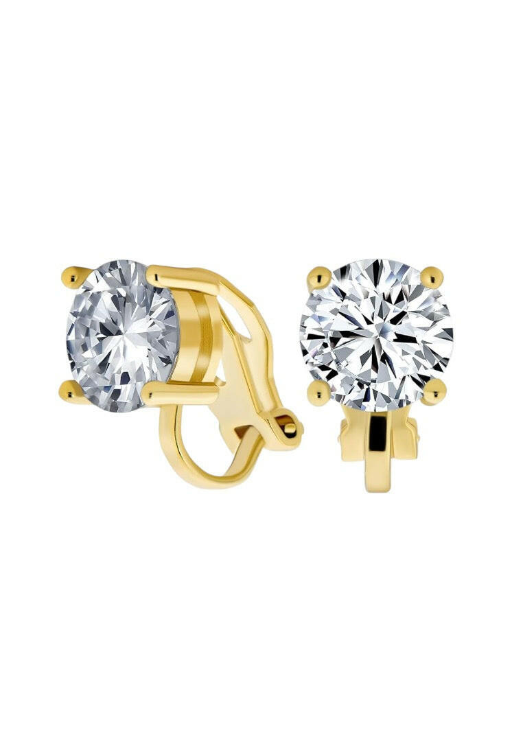 Stylish Cube-Shaped  Clip-On Earrings