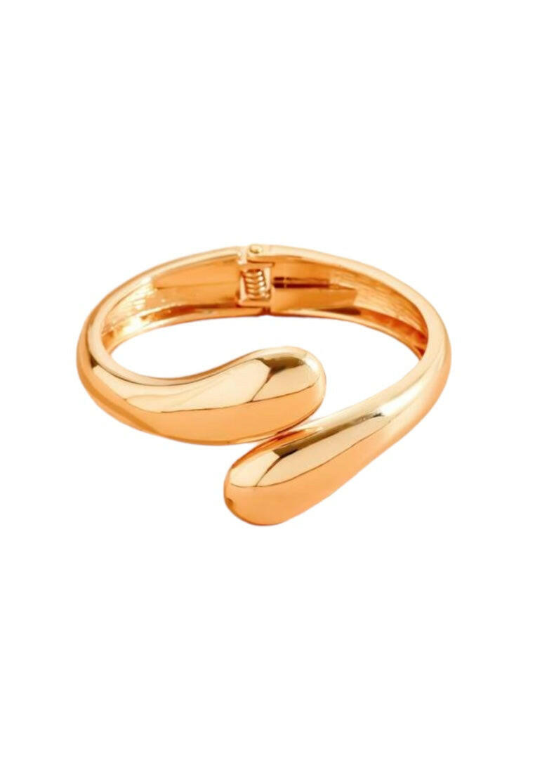 Water-drop-shaped Zinc Alloy Bracelet