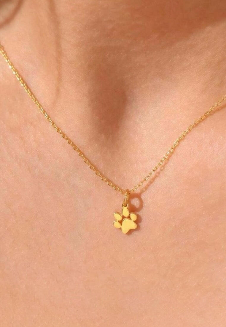 Cute Cat Claw Pendant Necklace