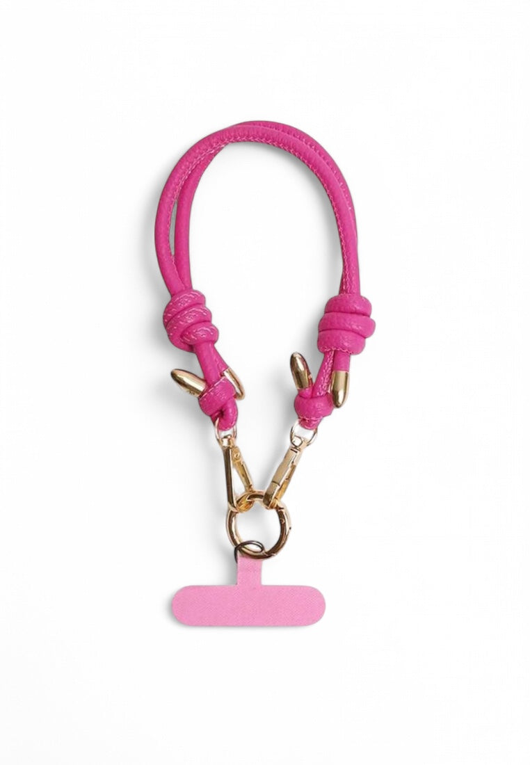 Pink Wrist Strap Phone Lanyard
