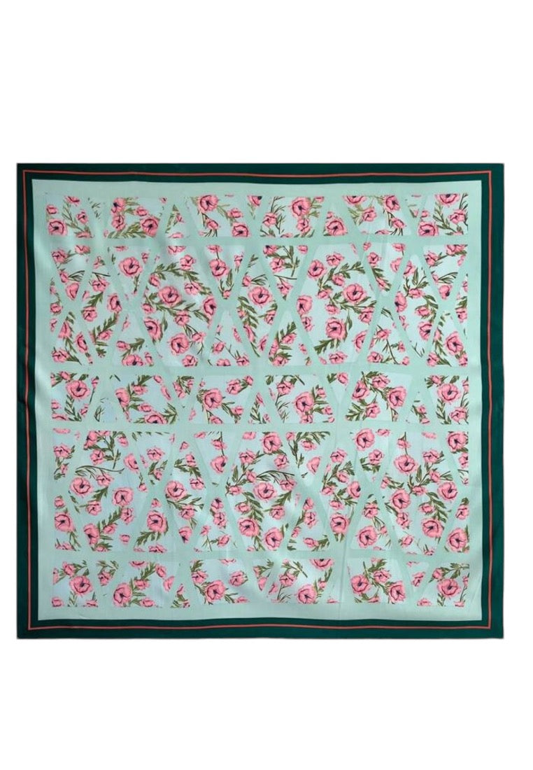 Floral Printed Bandana Scarf