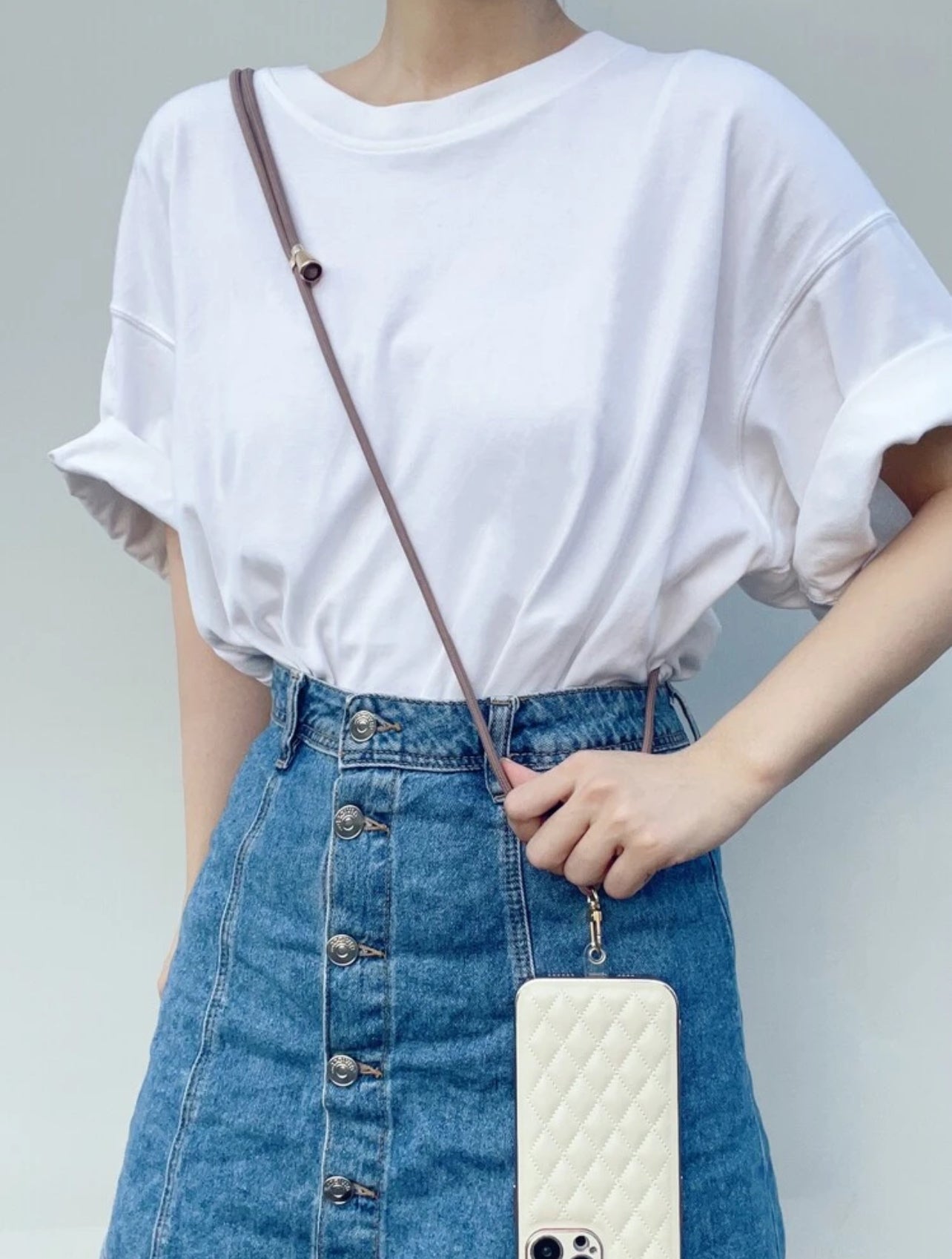 Two Tone Polyamide Adjustable Phone Lanyard