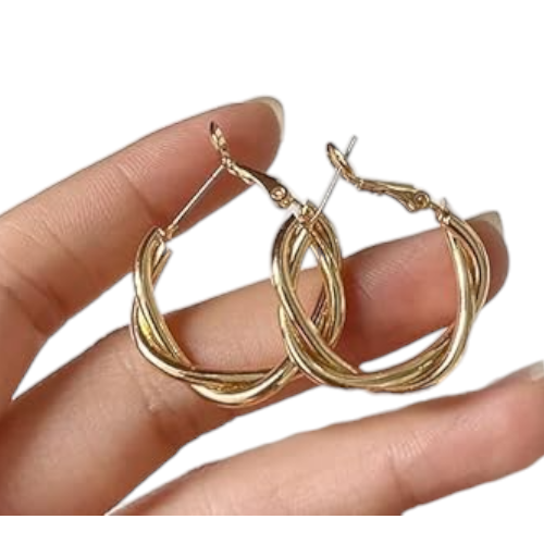 Twist Hoop Earrings