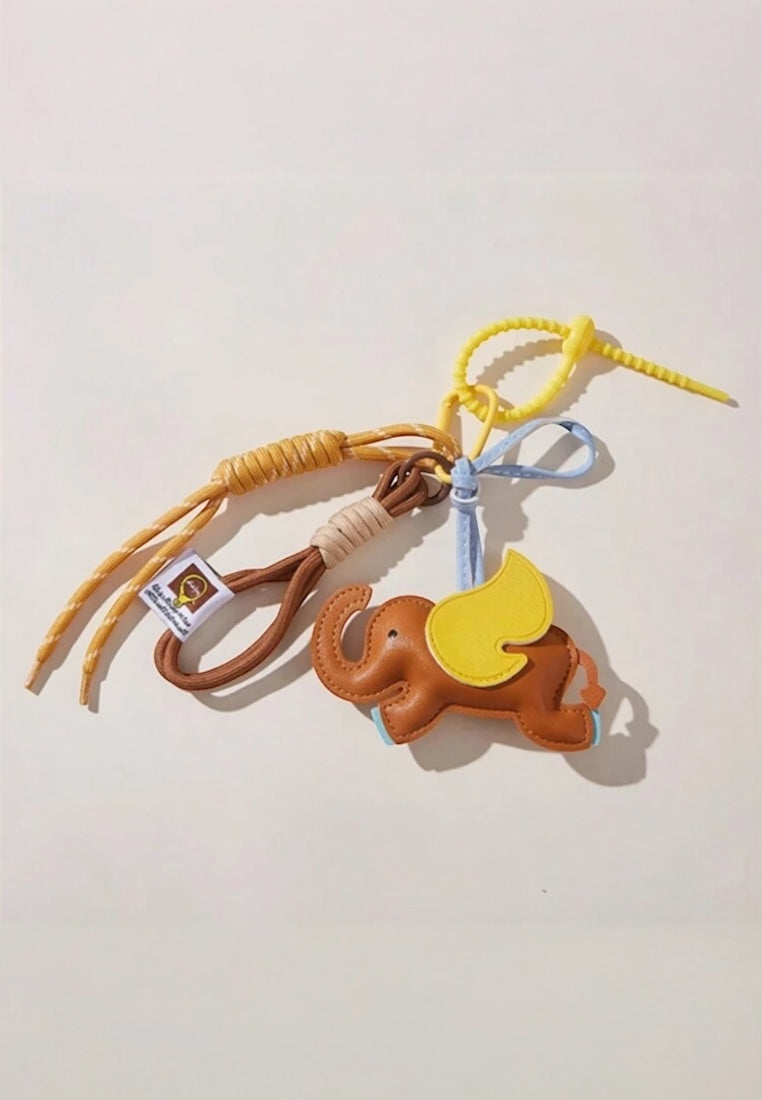 Flying Elephant Keychain