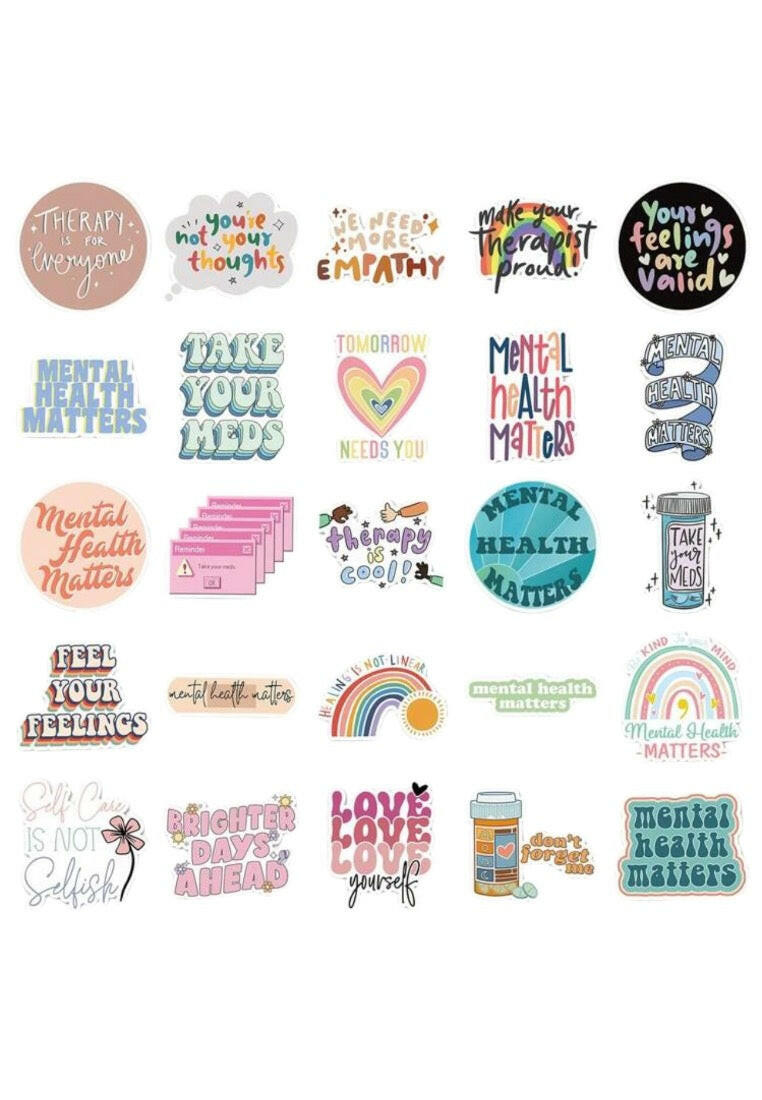 50pcs Inspirational Positive Energy Stickers