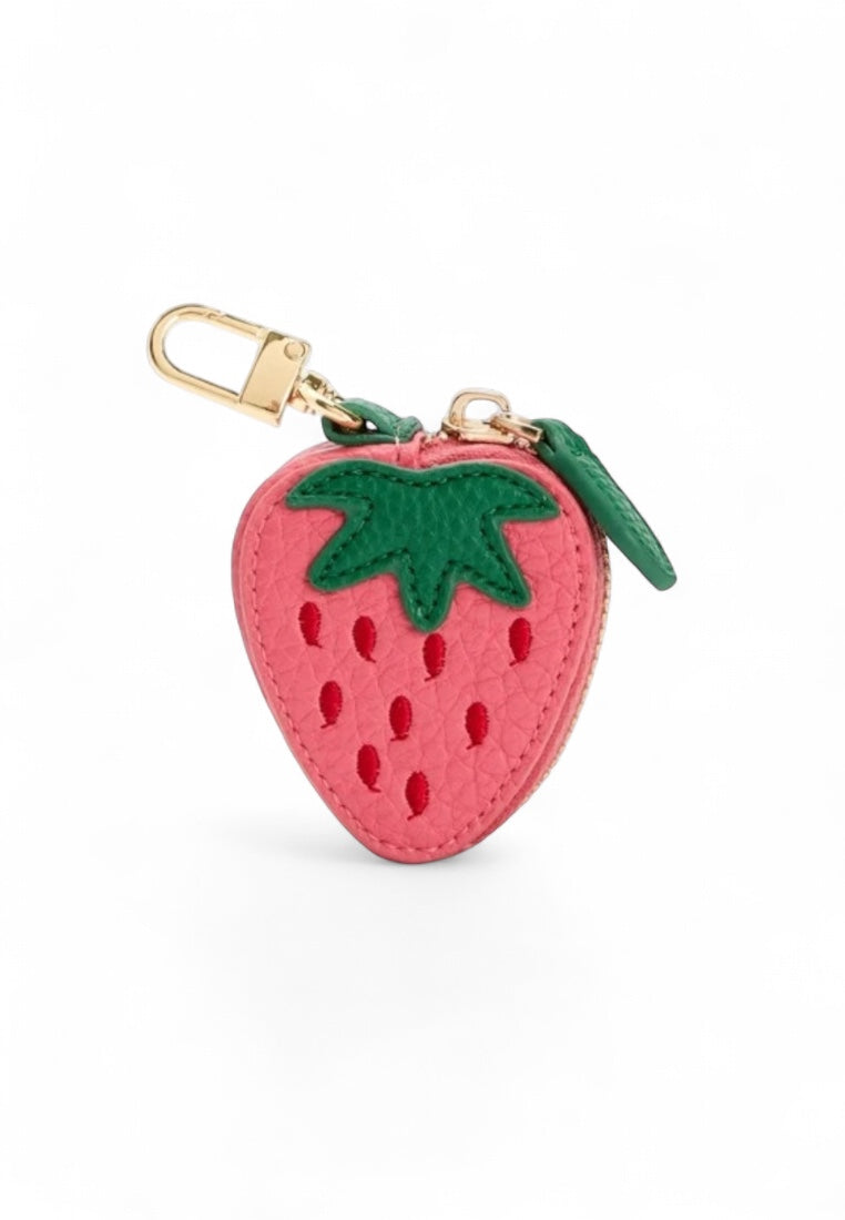 Strawberry Coin Purse Keychain