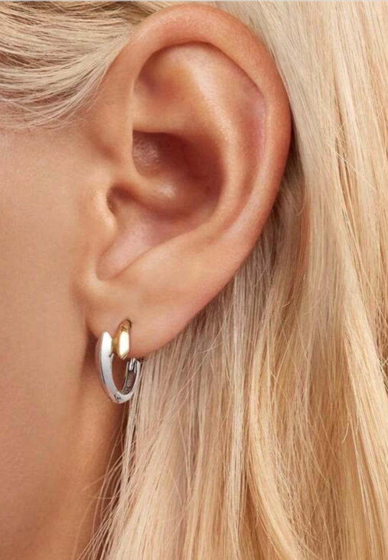 S925 Sterling Silver Pink Butterfly Stud Earrings