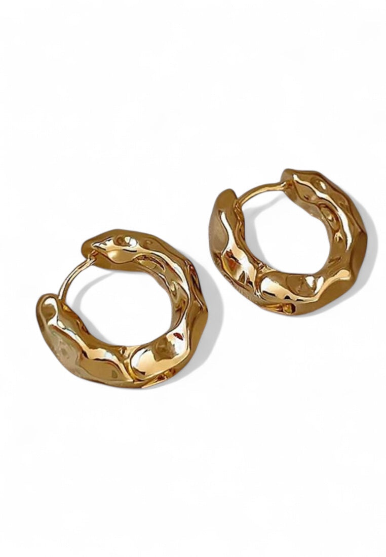 Structured Hoop Earrings