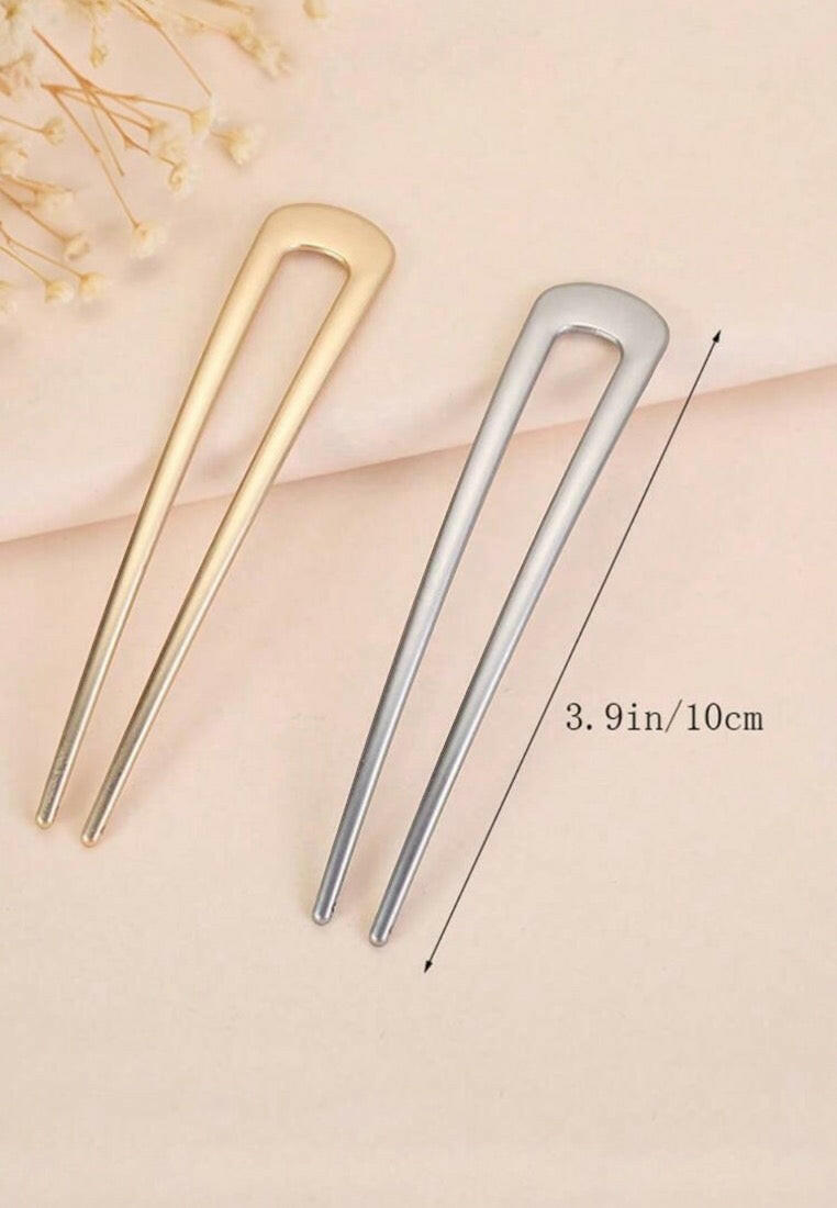 2pcs U-Shaped Hairpin