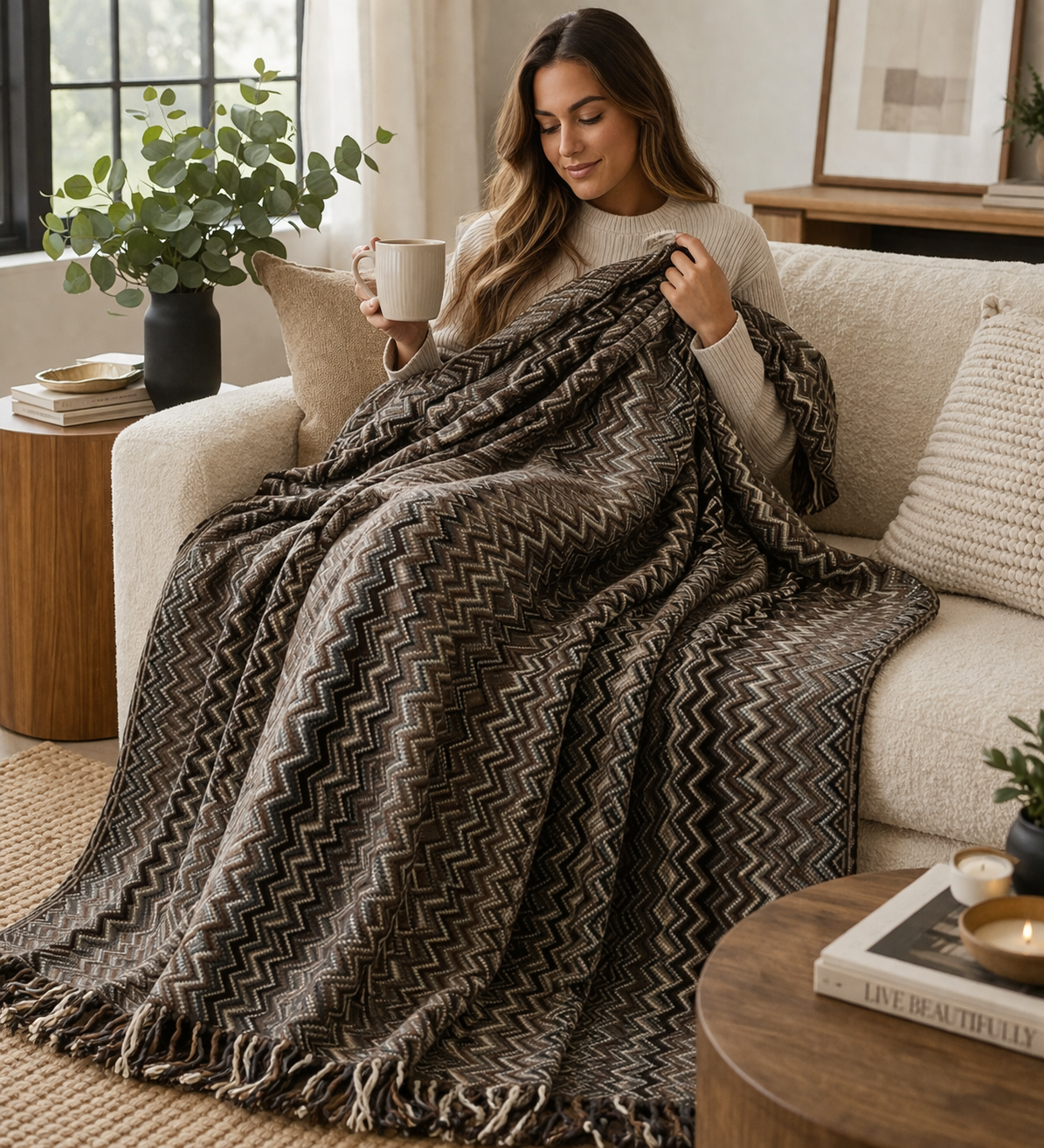 Multi-purpose Knitted Blanket