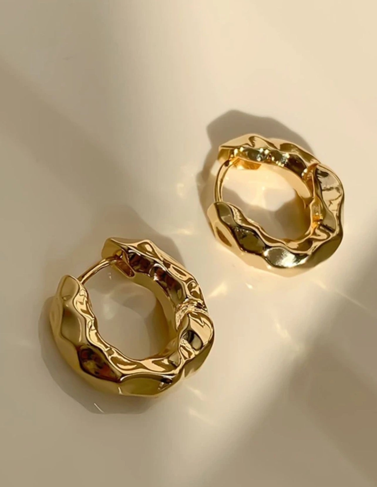 Structured Hoop Earrings