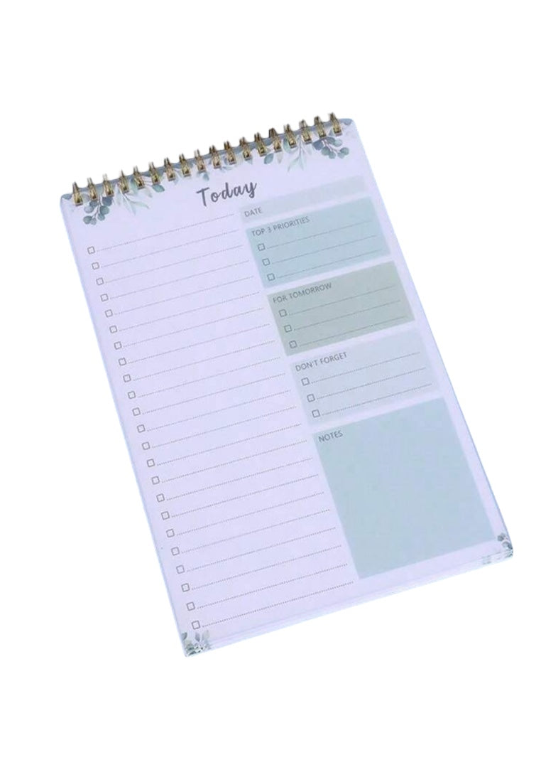 Green Leaf To Do List Pad