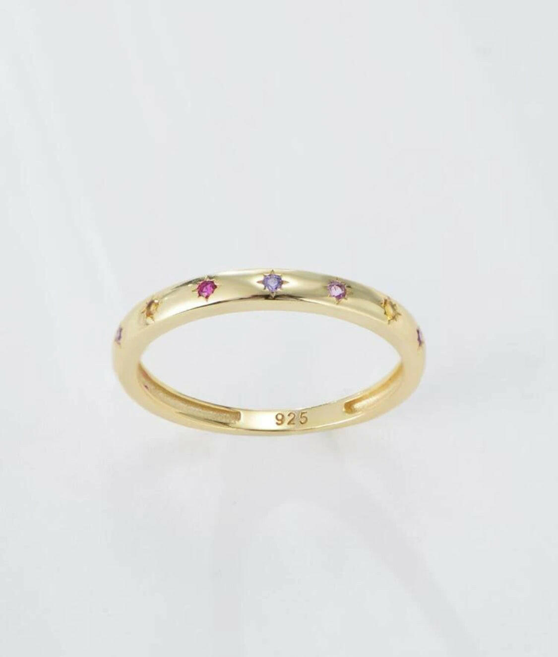 This exquisitely crafted Cubic Zirconia Decor Sterling Silver Ring is a timeless classic. The carefully selected sterling silver is set with beautiful cubic zirconia stones for a unique, sophisticated look. Wear this ring as a statement piece or a subtle everyday accessory.