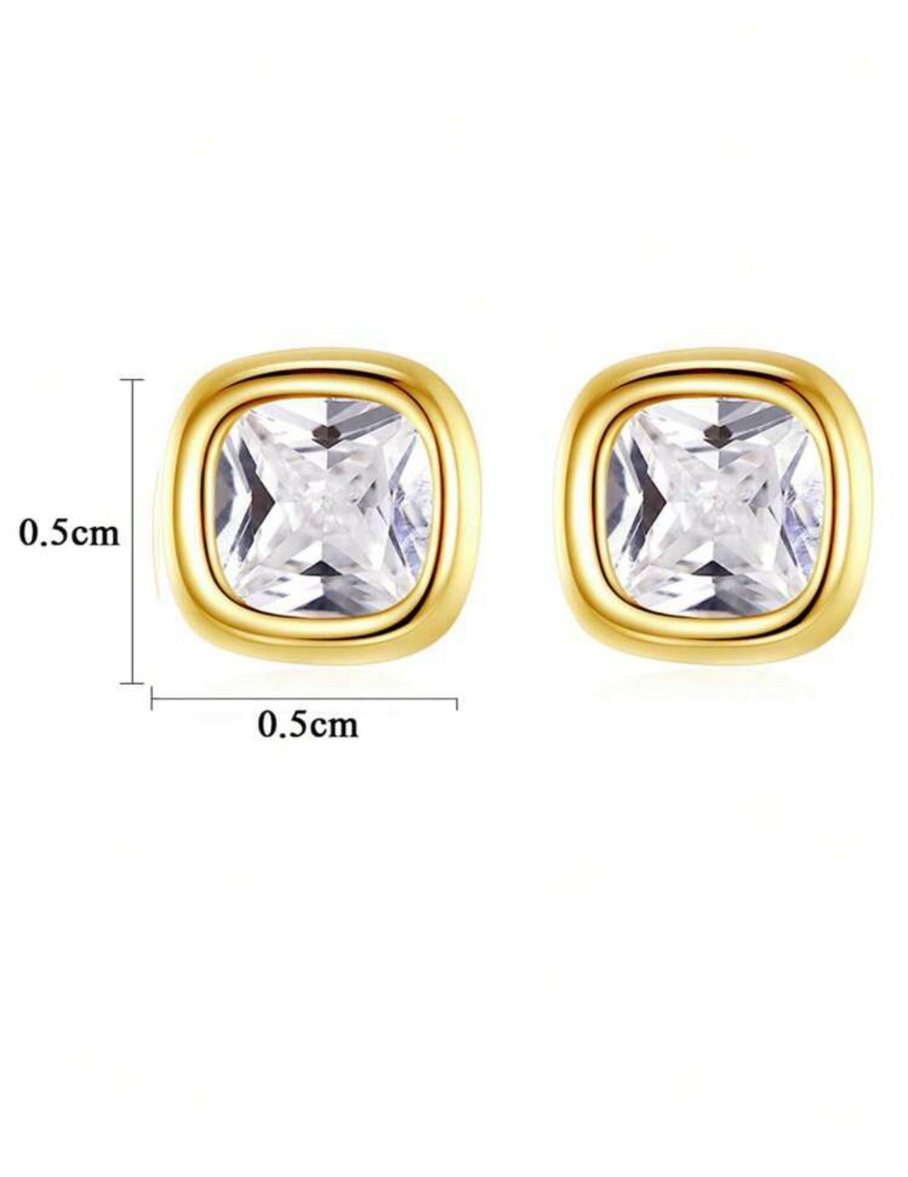 S925 Sterling Silver With Shiny Gemstones