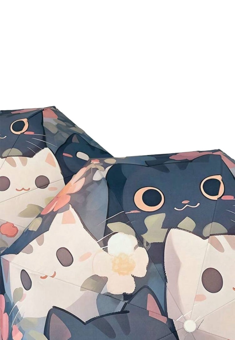 Cute Cat Printed Umbrella