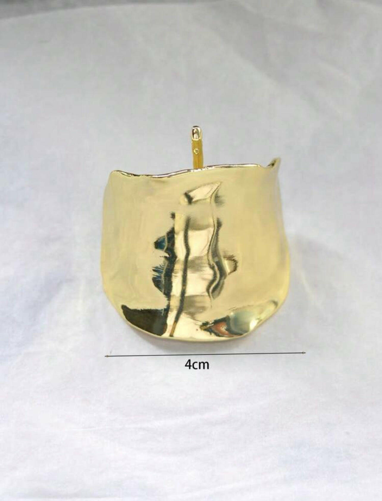 1pc Metallic Hollow Out Hairpin Ponytail