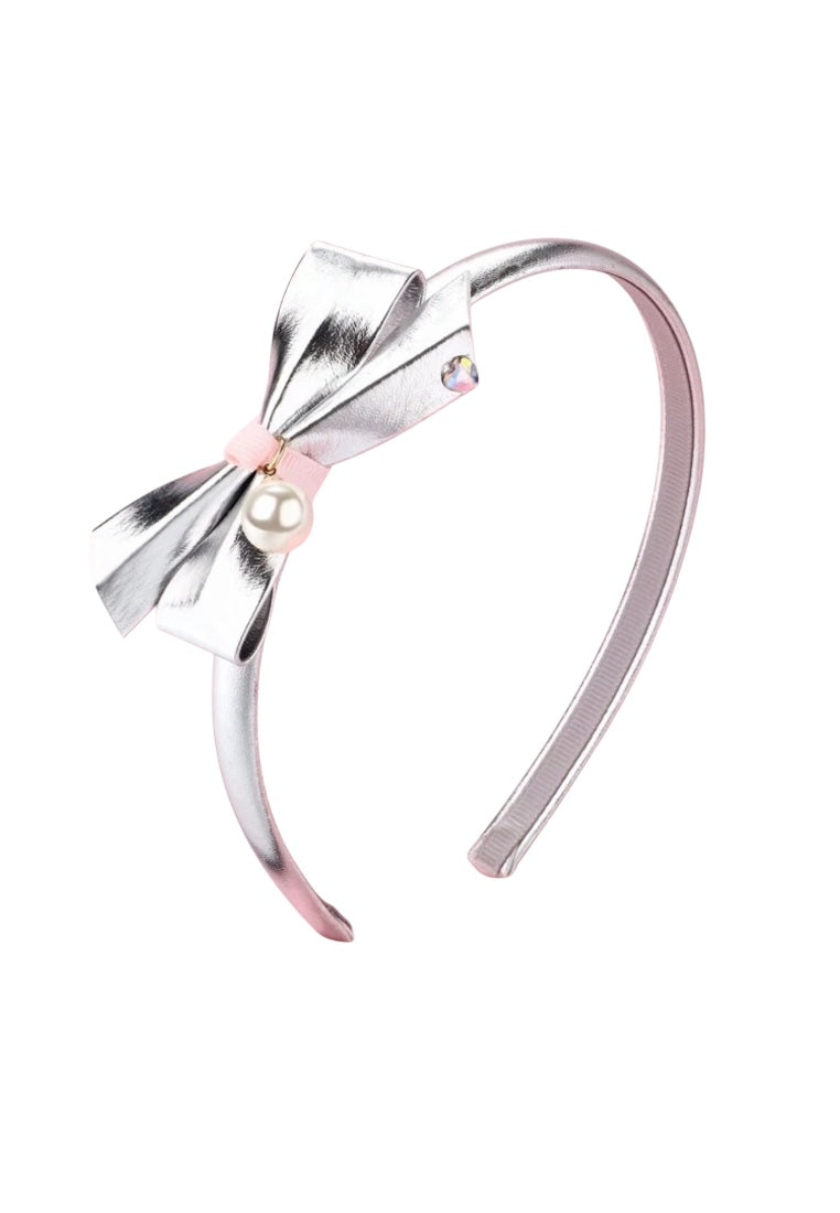 Toddler Girls Faux Pearl Bow Headband