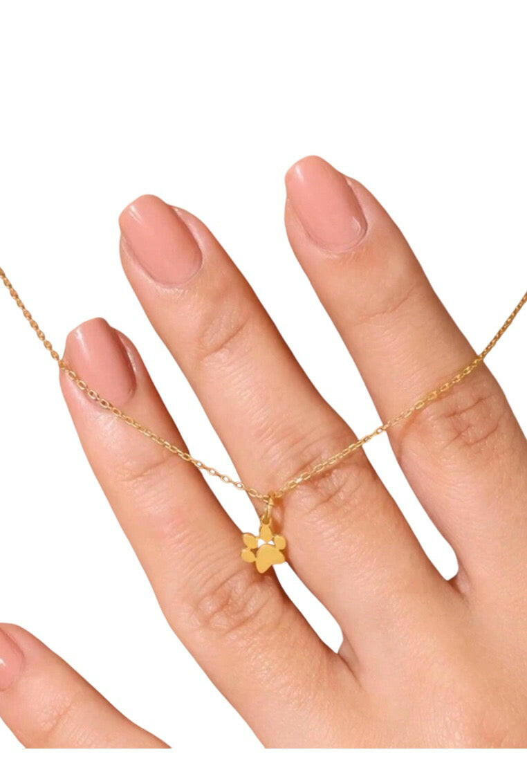 Cute Cat Claw Pendant Necklace