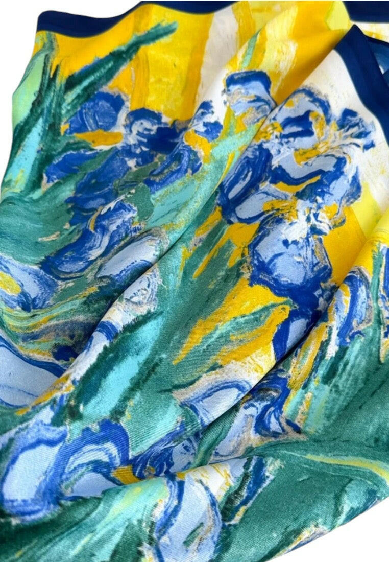 Floral Pattern Bandana Scarf