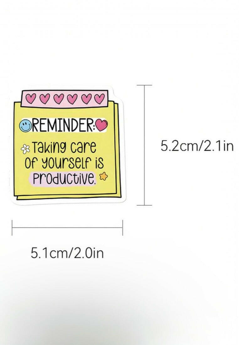 50pcs Positive Affirmation Motivational Stickers