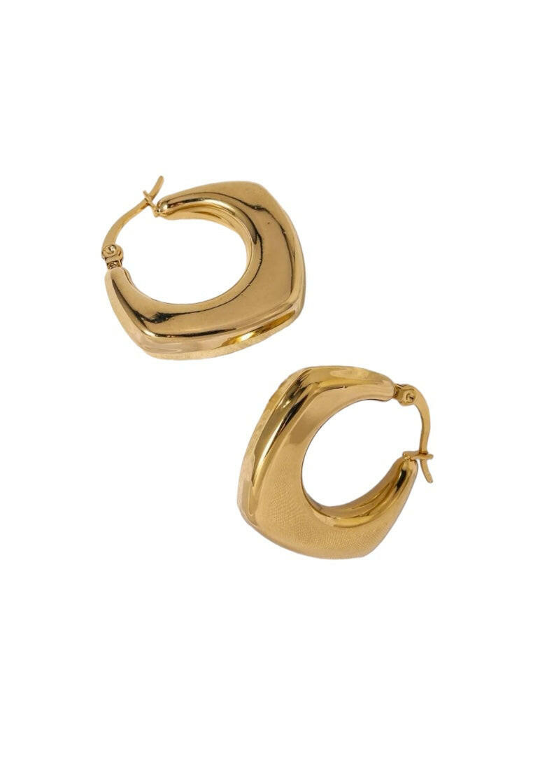 Stainless Steel Minimalist Hoop Earrings